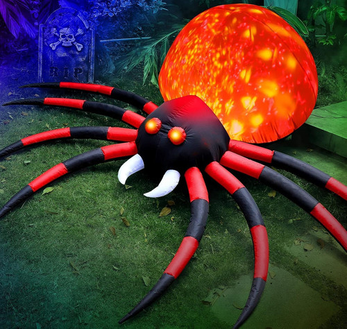 Ragno gonfiabile halloween - ragno,