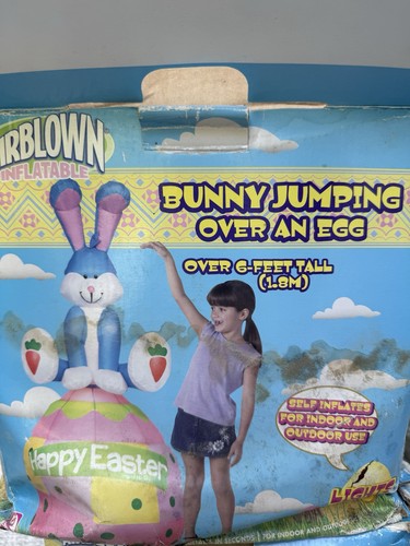 Gemmy bunny jumping over - bunny,